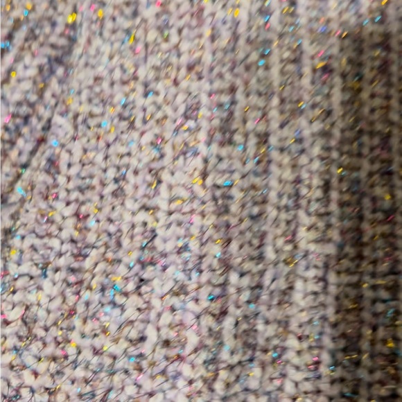 Purple rainbow tinsel sweater - Picture 4 of 5